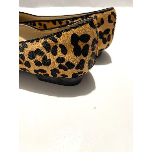 Adrienne Vittadini Ballet flats animal prints brown loafers comfy women's 8 - Picture 8 of 8